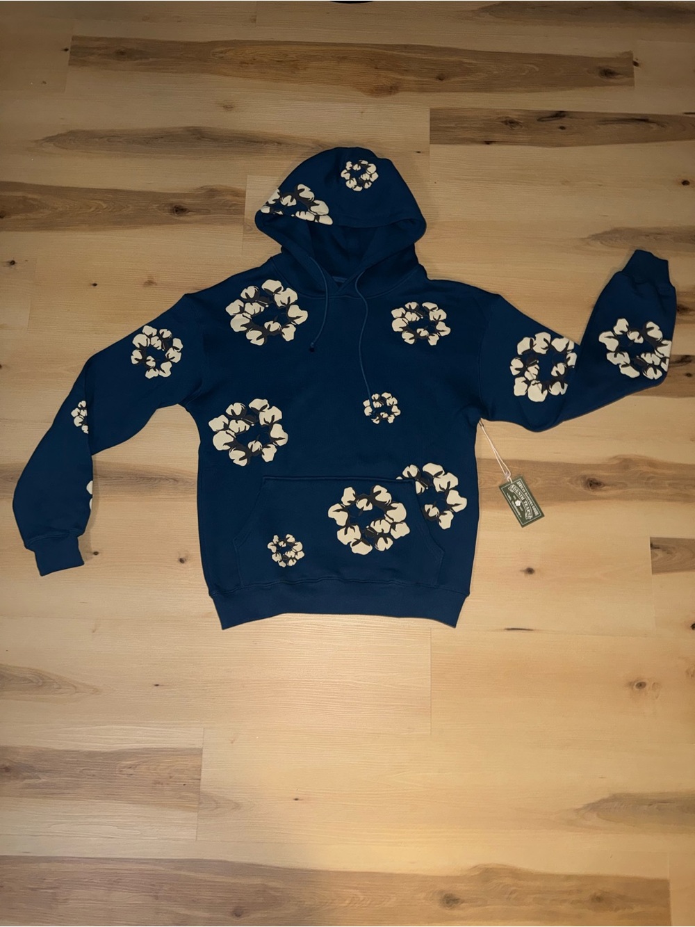Denim Tears x CPFM Navy Blue Hoodie